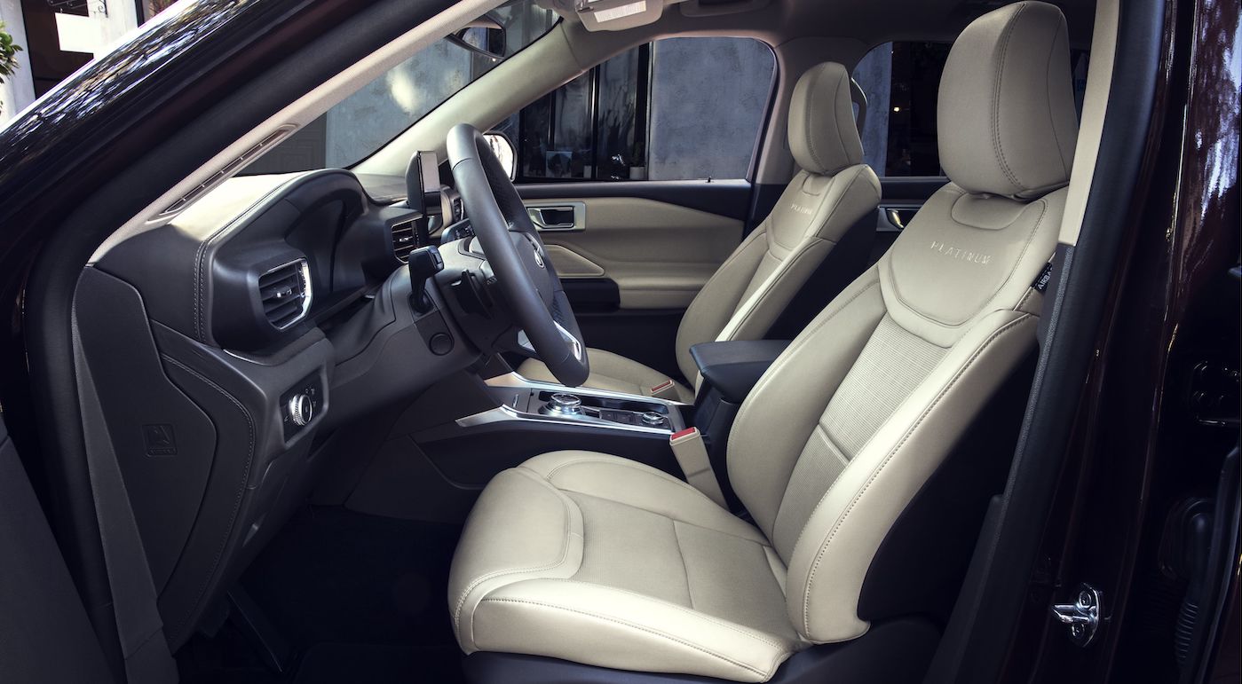 2020 Ford Explorer Interior Front Leather Seats
