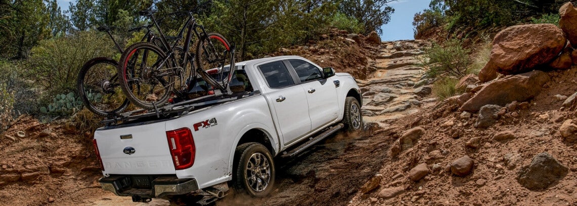 Ford Ranger with Bikes in Bed