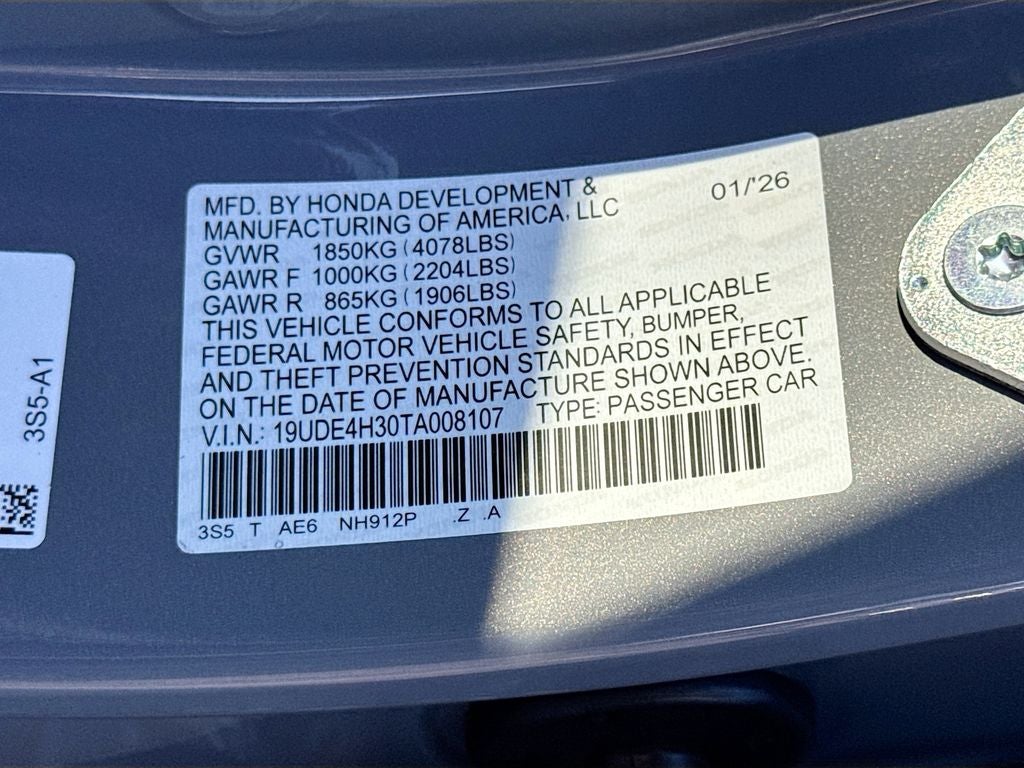 2026 Acura Integra A-Spec Package