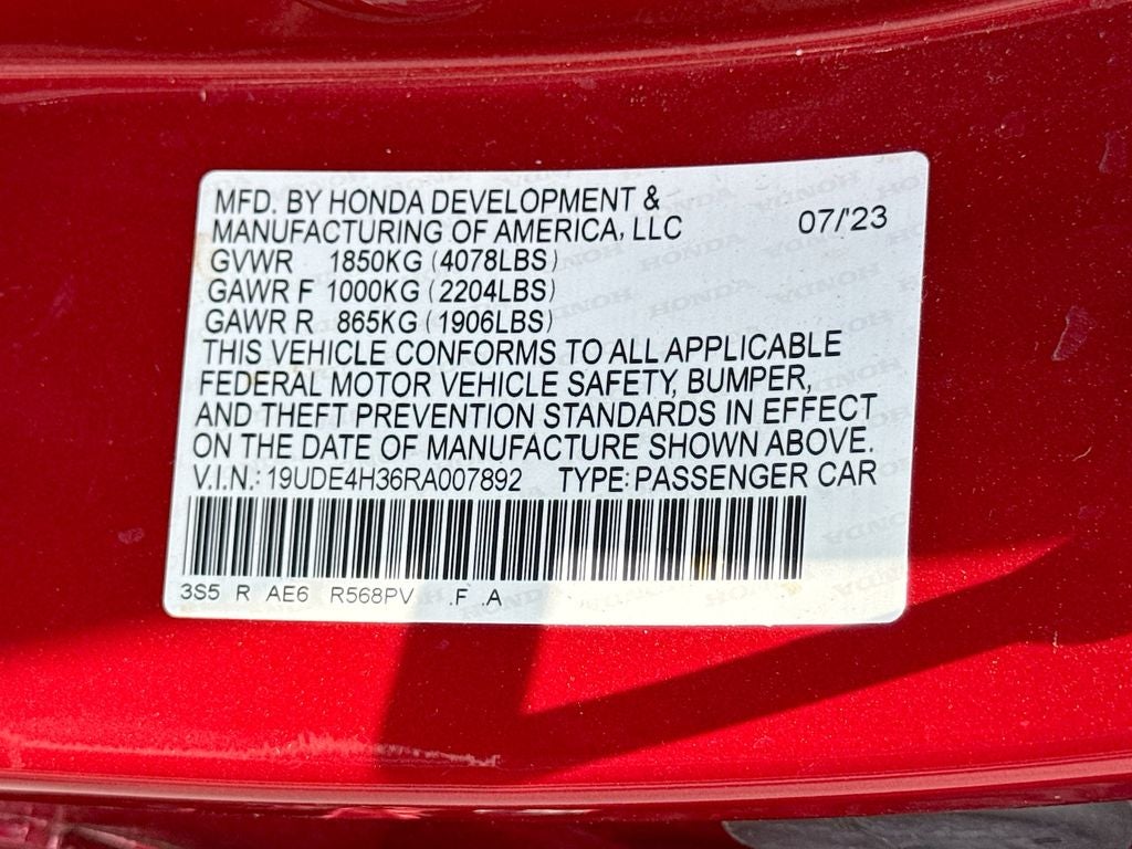 2024 Acura Integra A-Spec Package