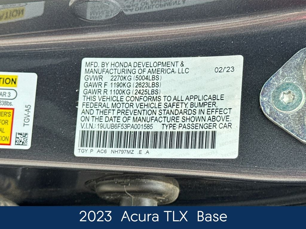 2023 Acura TLX A-Spec Package SH-AWD
