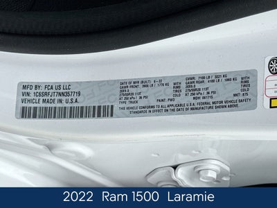 2022 RAM 1500 Laramie