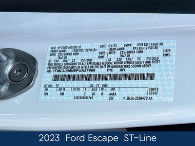 2023 Ford Escape ST-Line