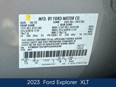 2023 Ford Explorer XLT