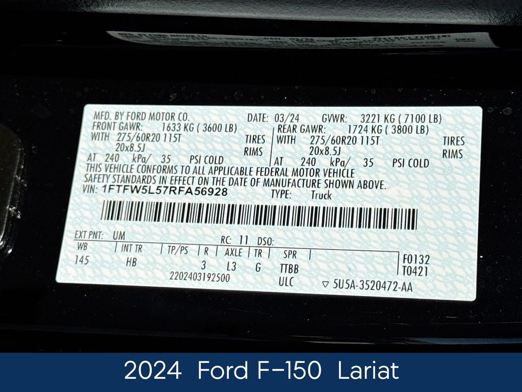 2024 Ford F-150 Lariat