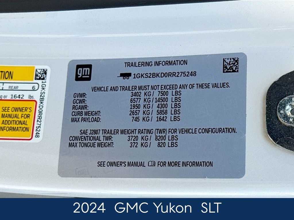 2024 GMC Yukon SLT