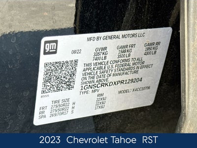 2023 Chevrolet Tahoe RST
