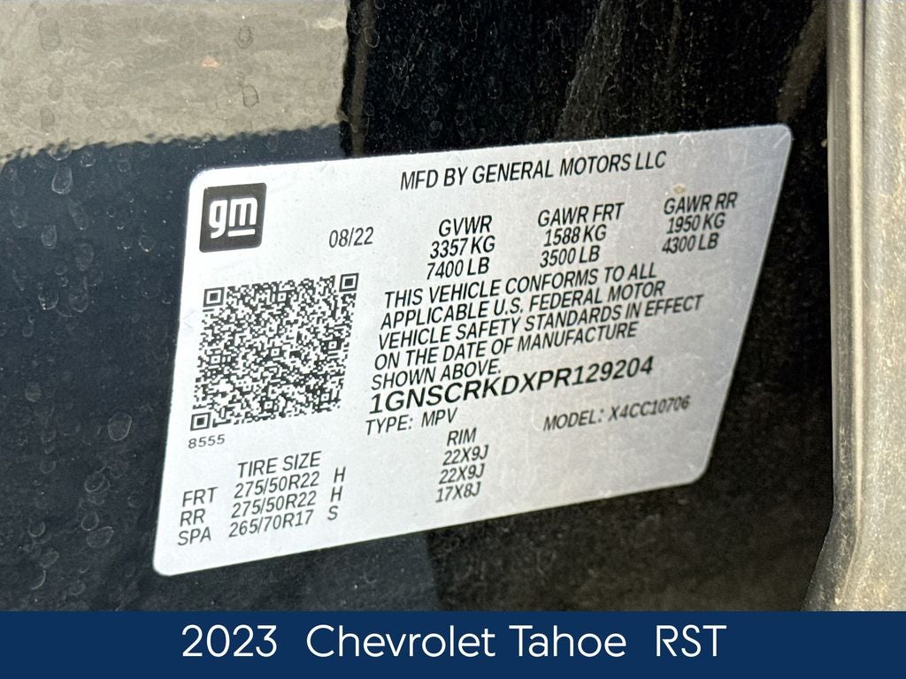 2023 Chevrolet Tahoe RST