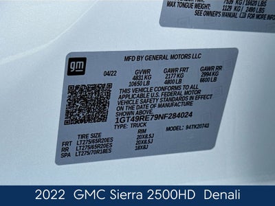 2022 GMC Sierra 2500HD Denali