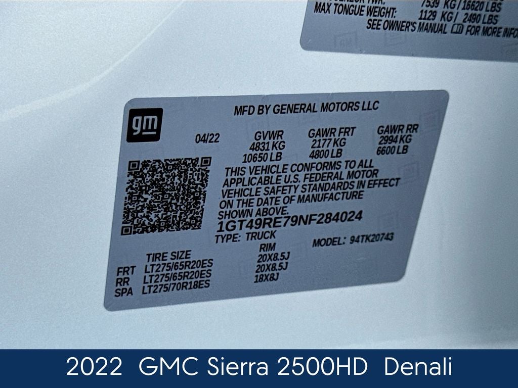 2022 GMC Sierra 2500HD Denali
