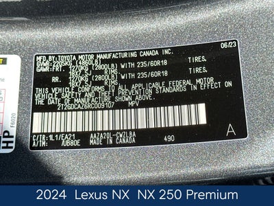 2024 Lexus NX 250 Premium