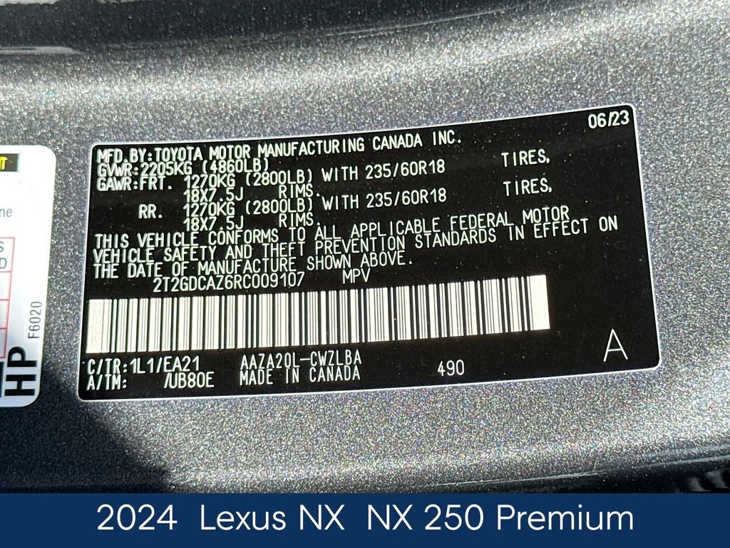 2024 Lexus NX 250 Premium