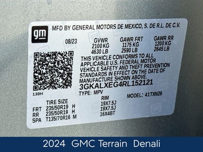 2024 GMC Terrain Denali