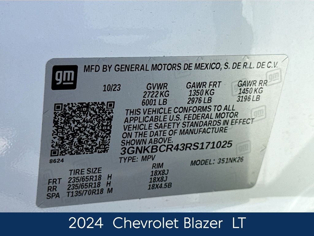 2024 Chevrolet Blazer LT