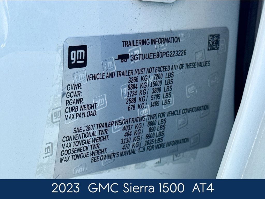 2023 GMC Sierra 1500 AT4