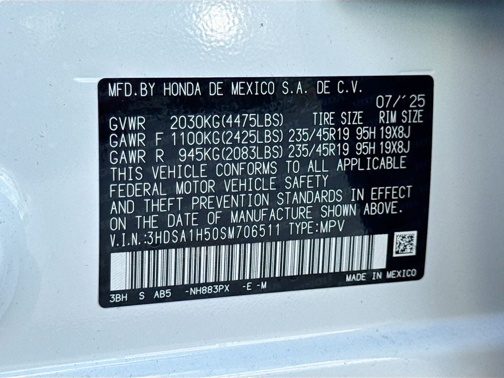 2025 Acura ADX A-Spec Package