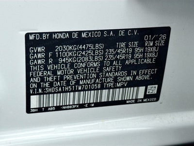 2026 Acura ADX A-Spec Package