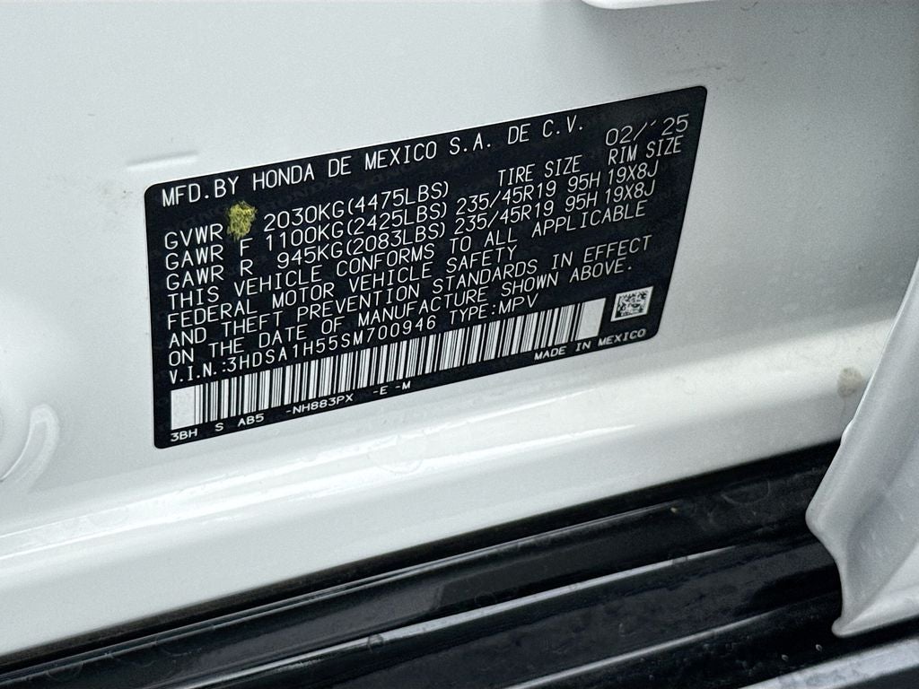 2025 Acura ADX A-Spec Package