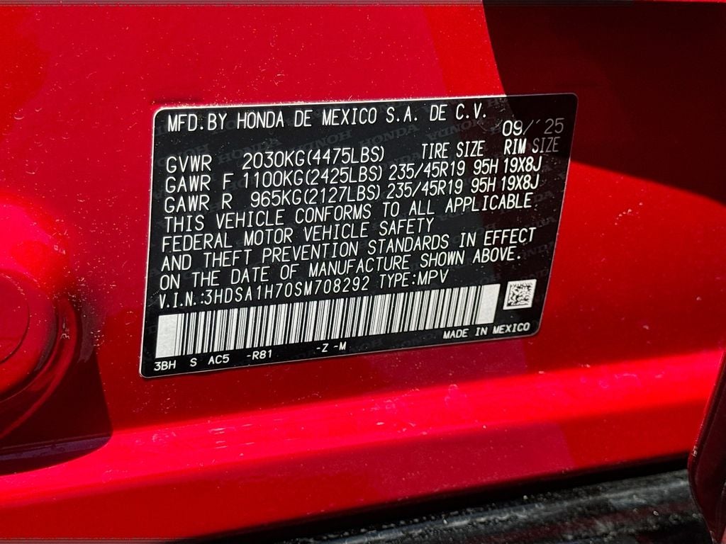 2025 Acura ADX A-Spec Advance Package