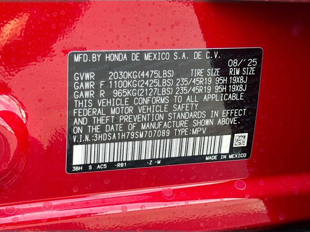 2025 Acura ADX A-Spec Advance Package