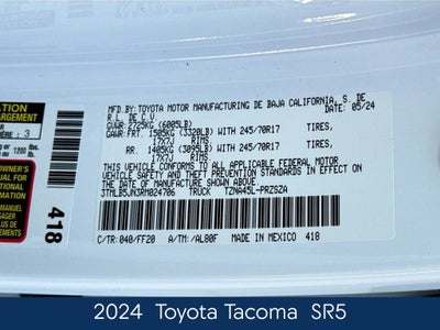 2024 Toyota Tacoma SR5