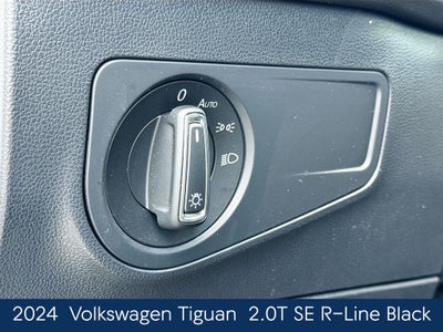 2024 Volkswagen Tiguan 2.0T SE R-Line Black
