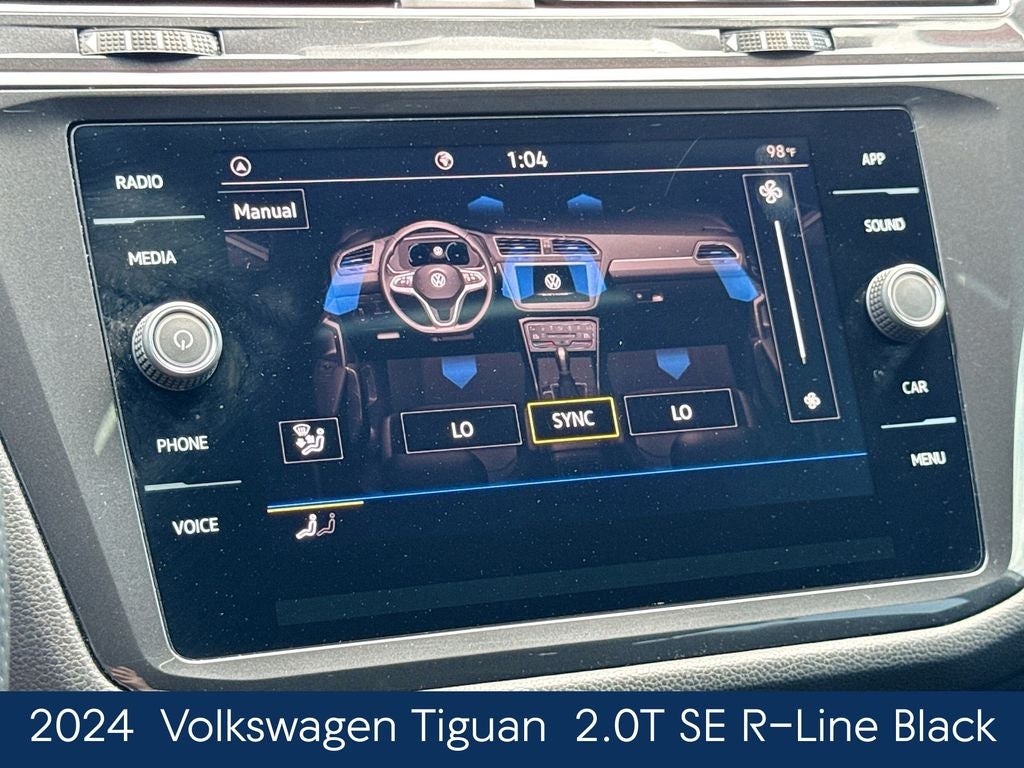 2024 Volkswagen Tiguan 2.0T SE R-Line Black