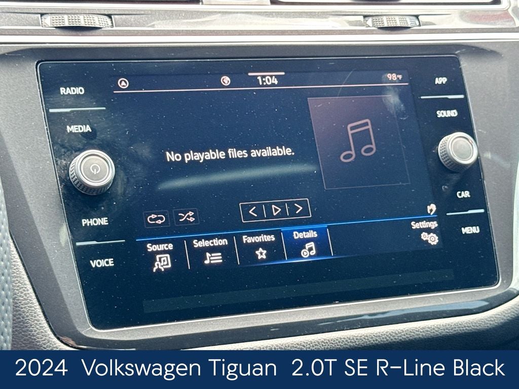2024 Volkswagen Tiguan 2.0T SE R-Line Black