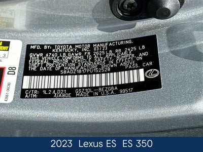 2023 Lexus ES 350