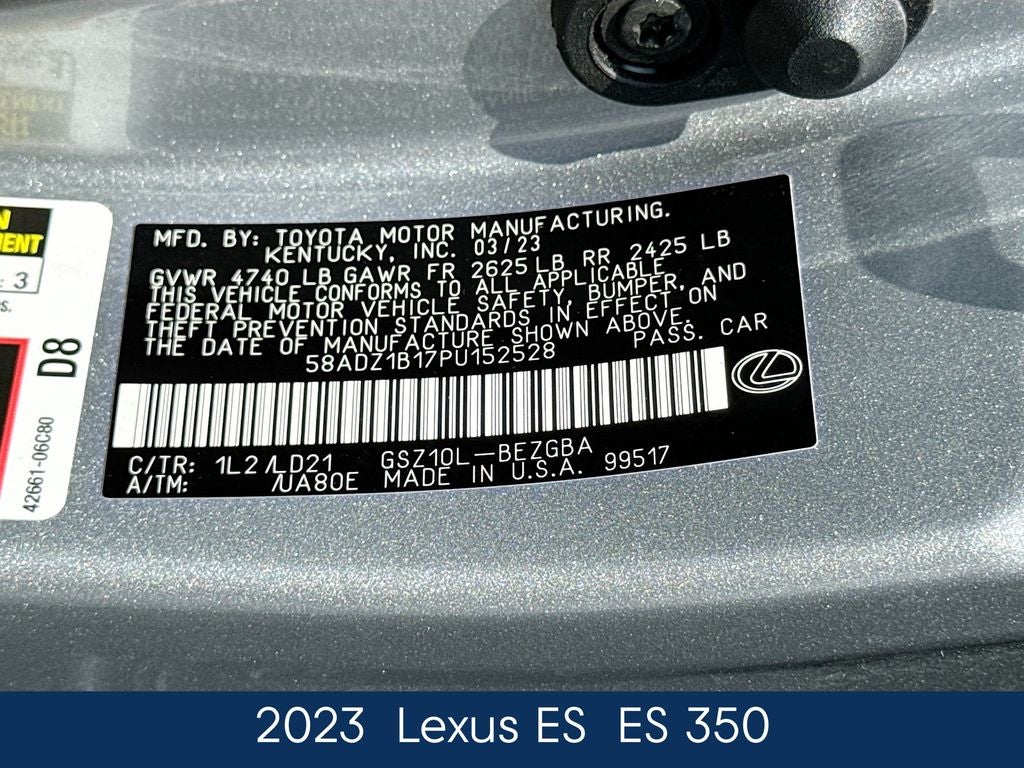 2023 Lexus ES 350