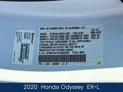 2020 Honda Odyssey EX-L