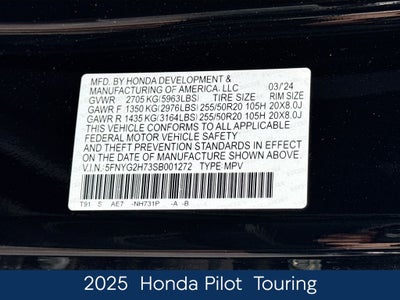 2025 Honda Pilot Touring