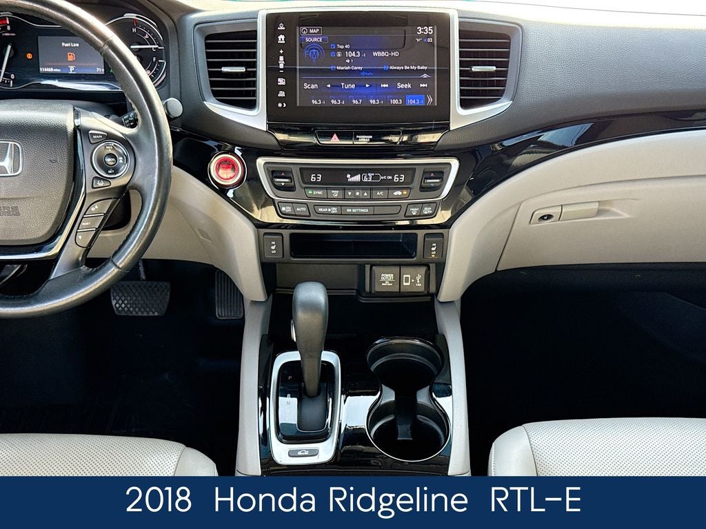 2018 Honda Ridgeline RTL-E