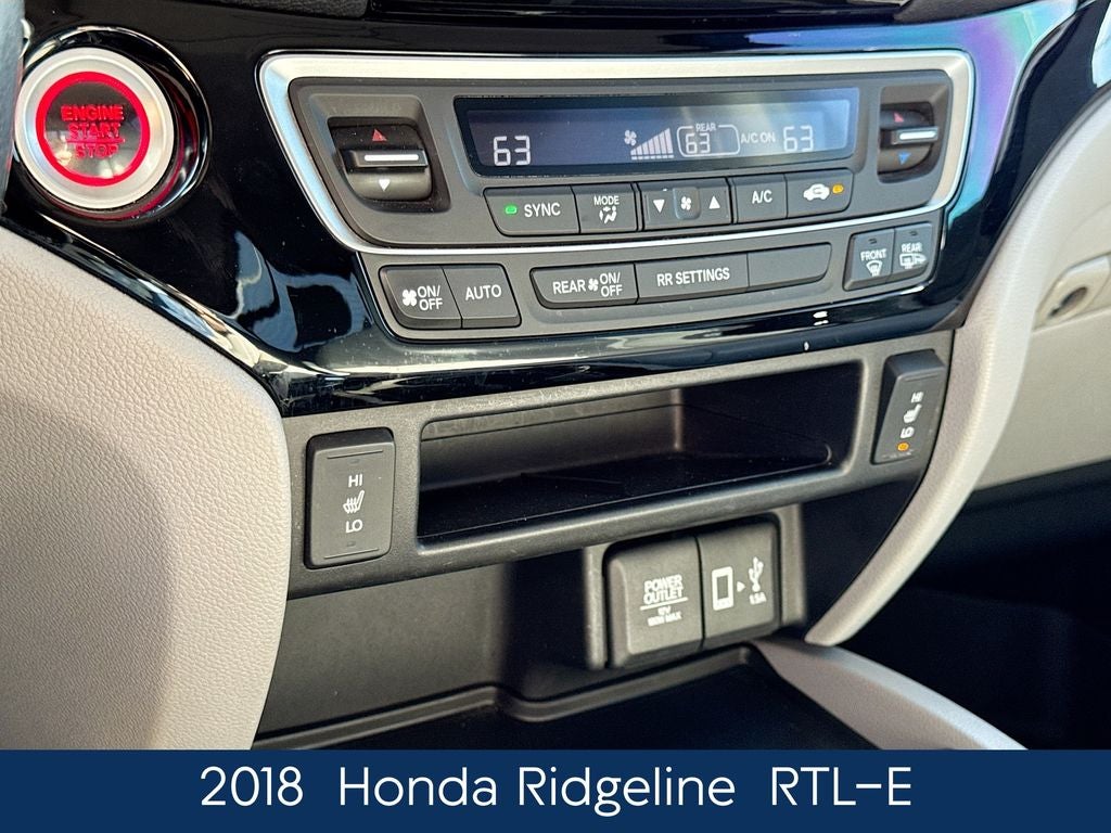 2018 Honda Ridgeline RTL-E