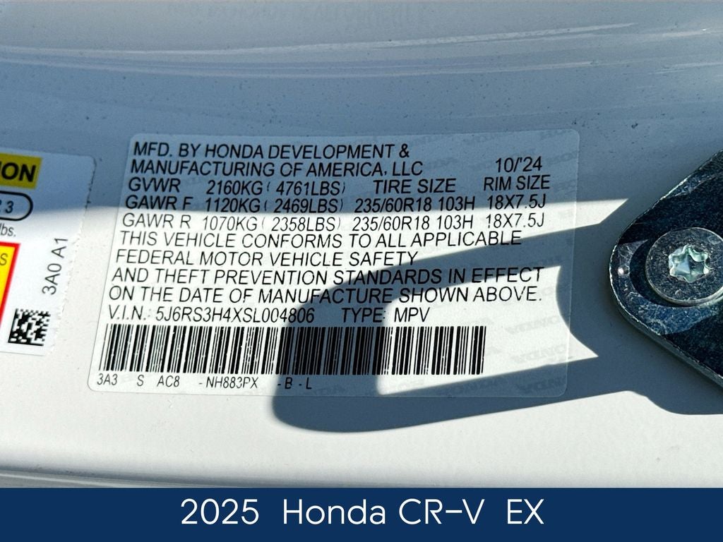 2025 Honda CR-V EX