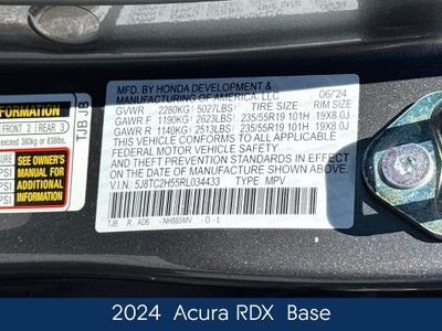 2024 Acura RDX Technology Package SH-AWD