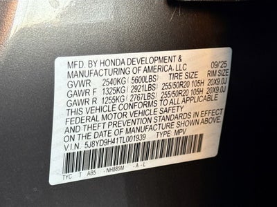 2026 Acura MDX Technology Package