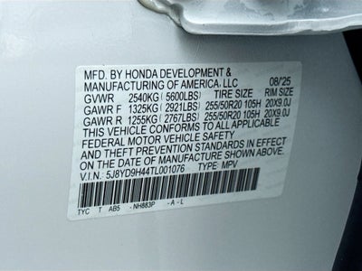 2026 Acura MDX Technology Package