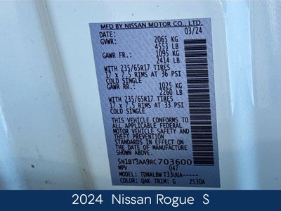 2024 Nissan Rogue S