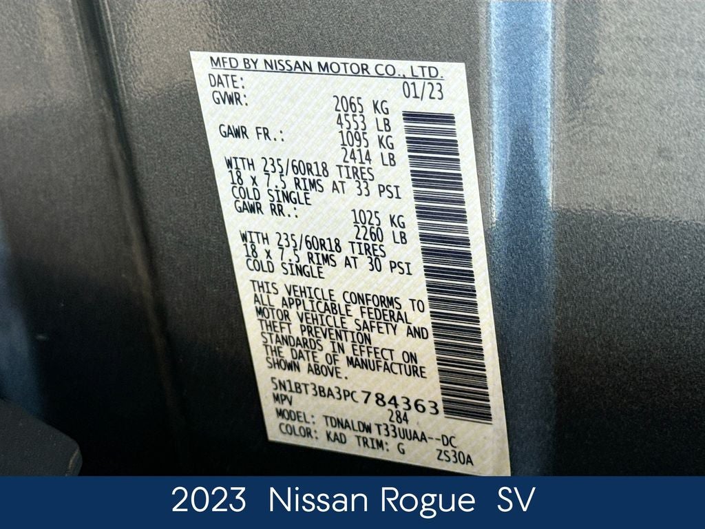 2023 Nissan Rogue SV