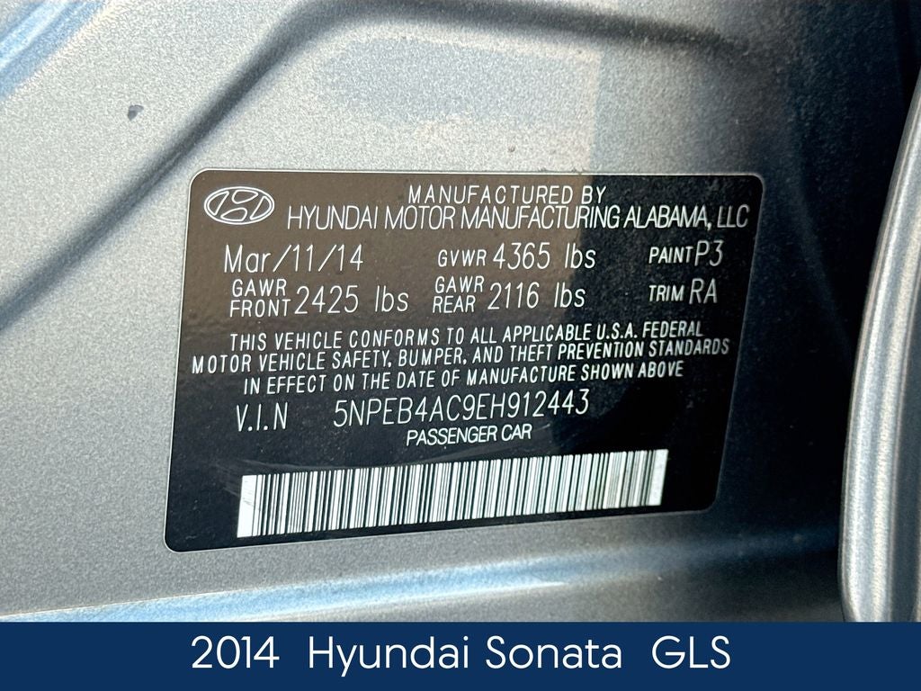 2014 Hyundai Sonata GLS