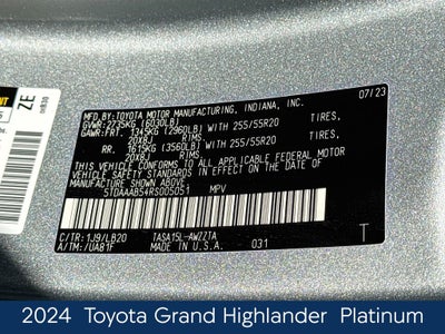 2024 Toyota Grand Highlander Platinum