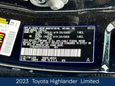 2023 Toyota Highlander Limited