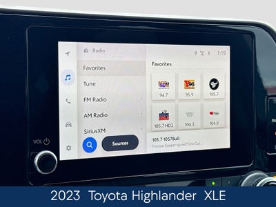 2023 Toyota Highlander XLE