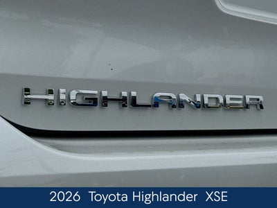 2026 Toyota Highlander XSE