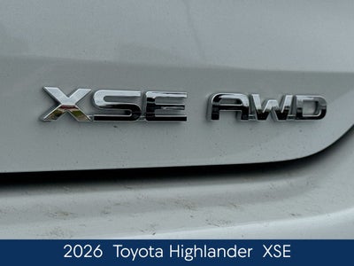 2026 Toyota Highlander XSE