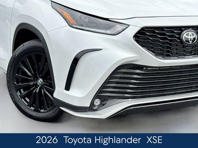 2026 Toyota Highlander XSE
