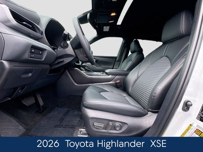 2026 Toyota Highlander XSE
