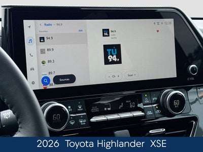 2026 Toyota Highlander XSE