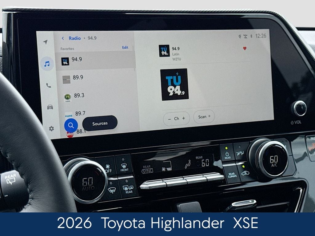 2026 Toyota Highlander XSE